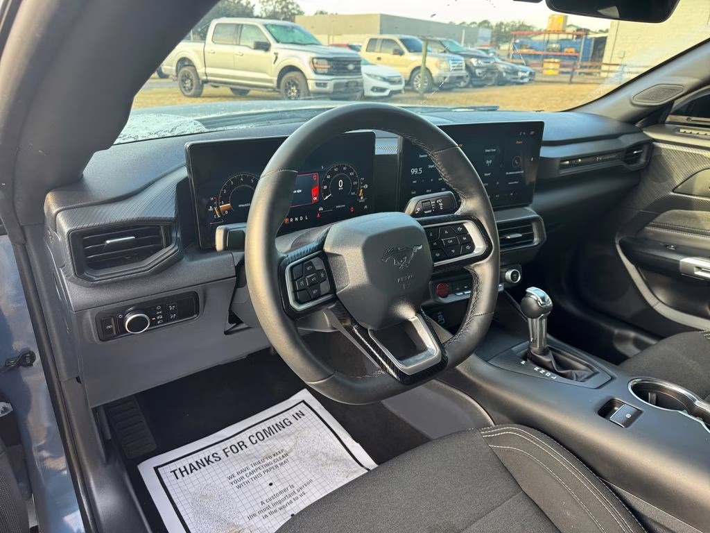 2025 Vapor Blue Ford Mustang EcoBoost RWD Coupe