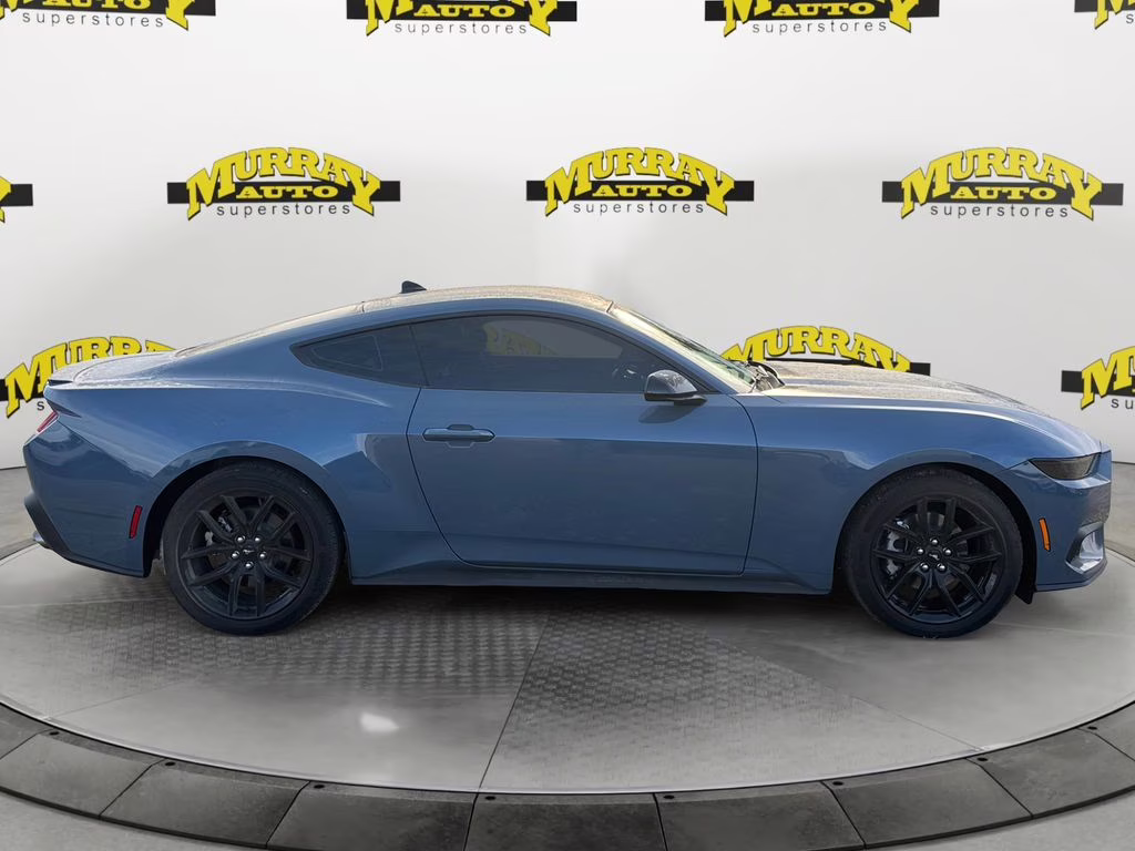 2025 Vapor Blue Ford Mustang EcoBoost RWD Coupe