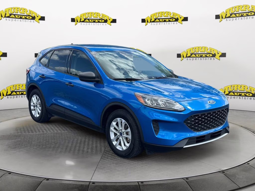 2020 Blue Metallic Ford Escape S FWD SUV