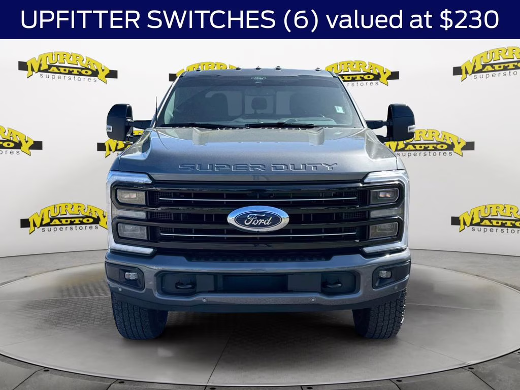 2025 Gray Metallic Ford Super Duty F-350 SRW Platinum 4X4 Truck