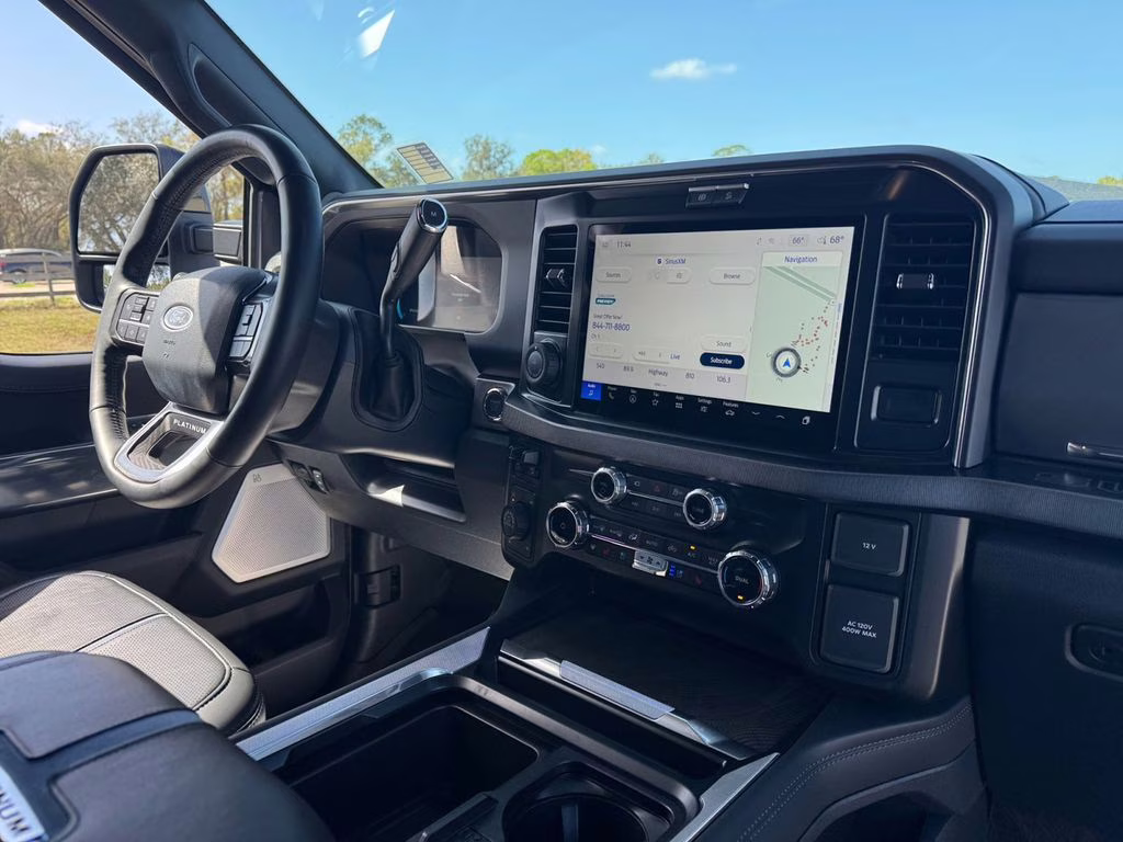 2025 Gray Metallic Ford Super Duty F-350 SRW Platinum 4X4 Truck