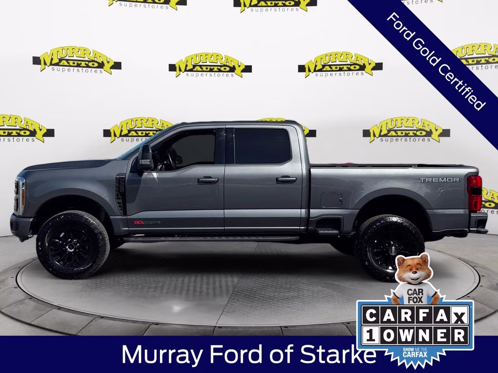 2025 Gray Metallic Ford Super Duty F-350 SRW Platinum HIGH OUTPUT 4X4 Truck