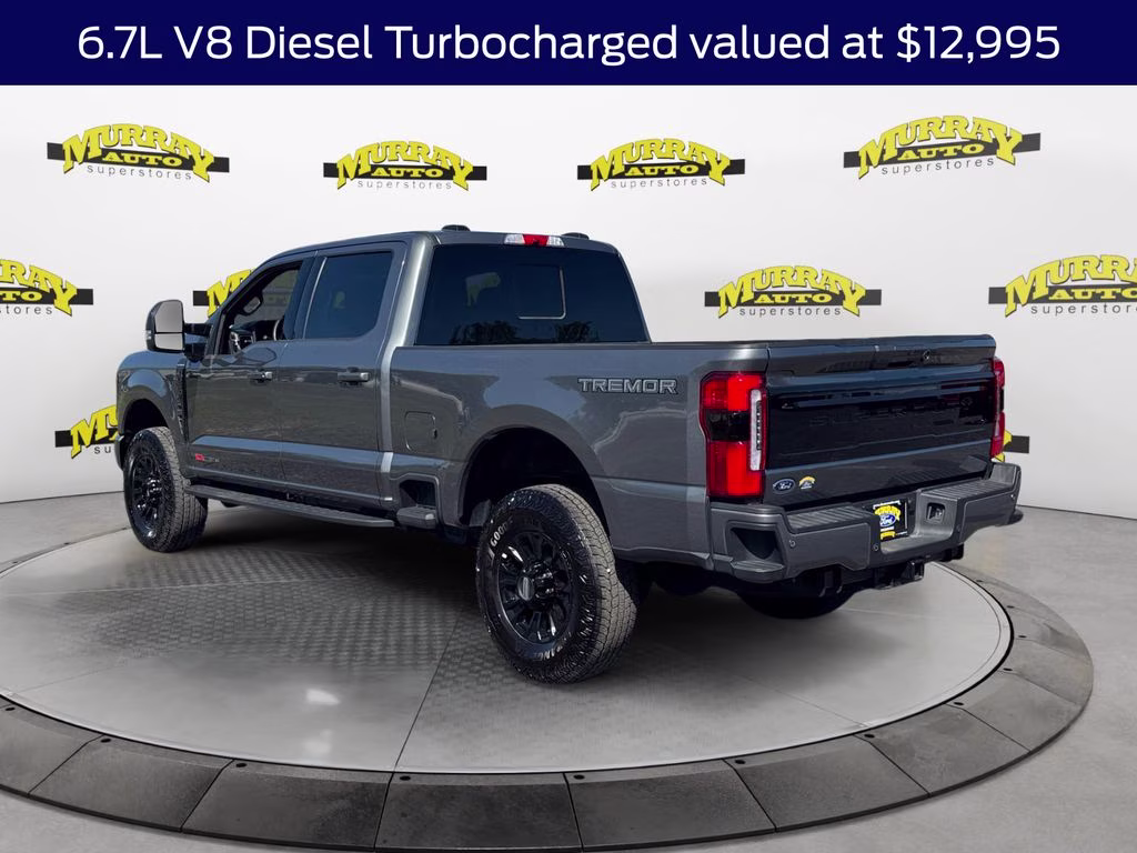 2025 Gray Metallic Ford Super Duty F-350 SRW Platinum HIGH OUTPUT 4X4 Truck