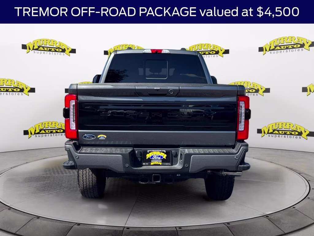 2025 Gray Metallic Ford Super Duty F-350 SRW Platinum HIGH OUTPUT 4X4 Truck