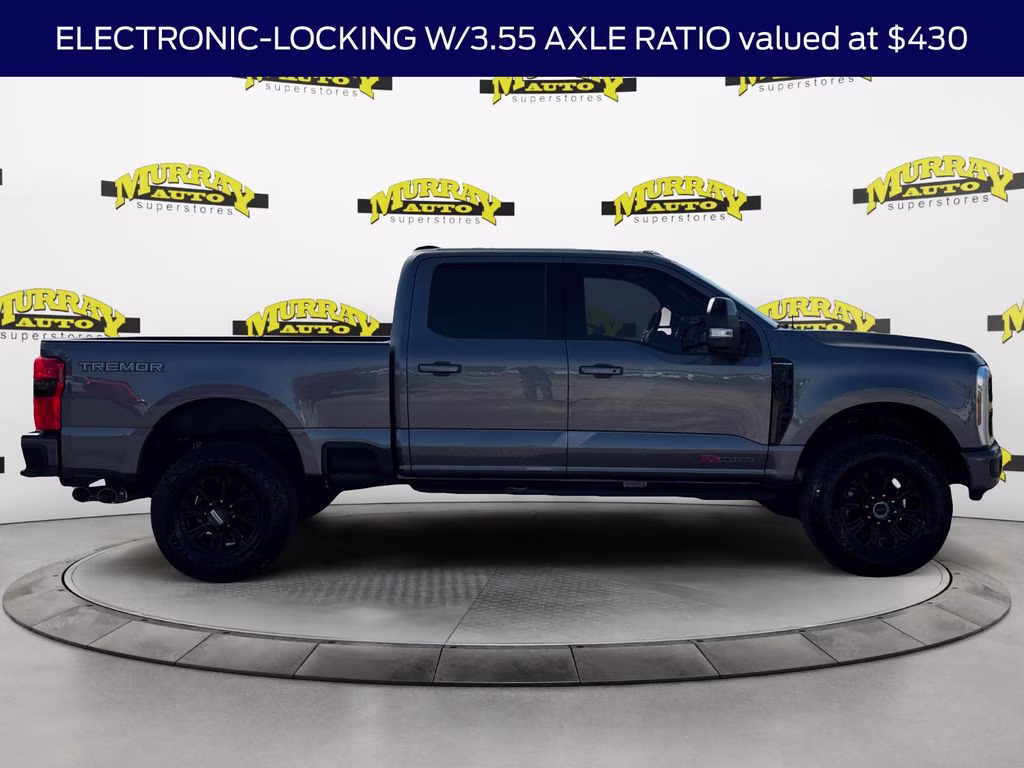 2025 Gray Metallic Ford Super Duty F-350 SRW Platinum HIGH OUTPUT 4X4 Truck