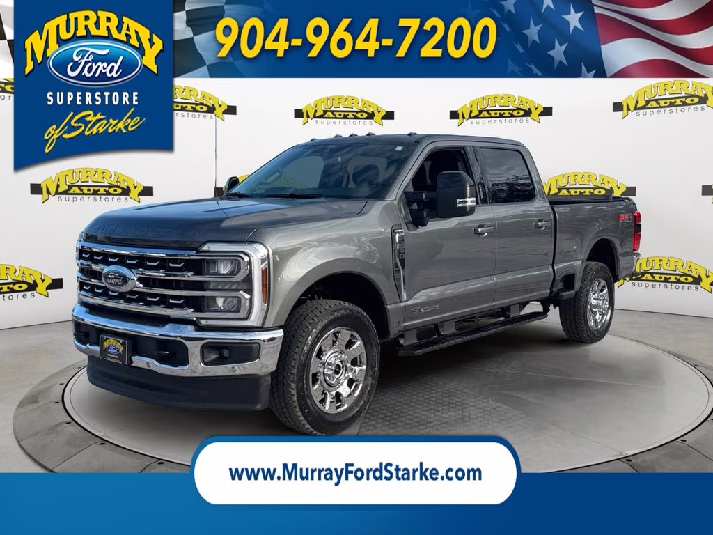 2026 Gray Metallic Ford Super Duty F-350 SRW Lariat 4X4 Truck