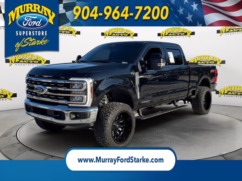 2024 Black Metallic Ford Super Duty F-350 SRW Lariat 4X4 Truck