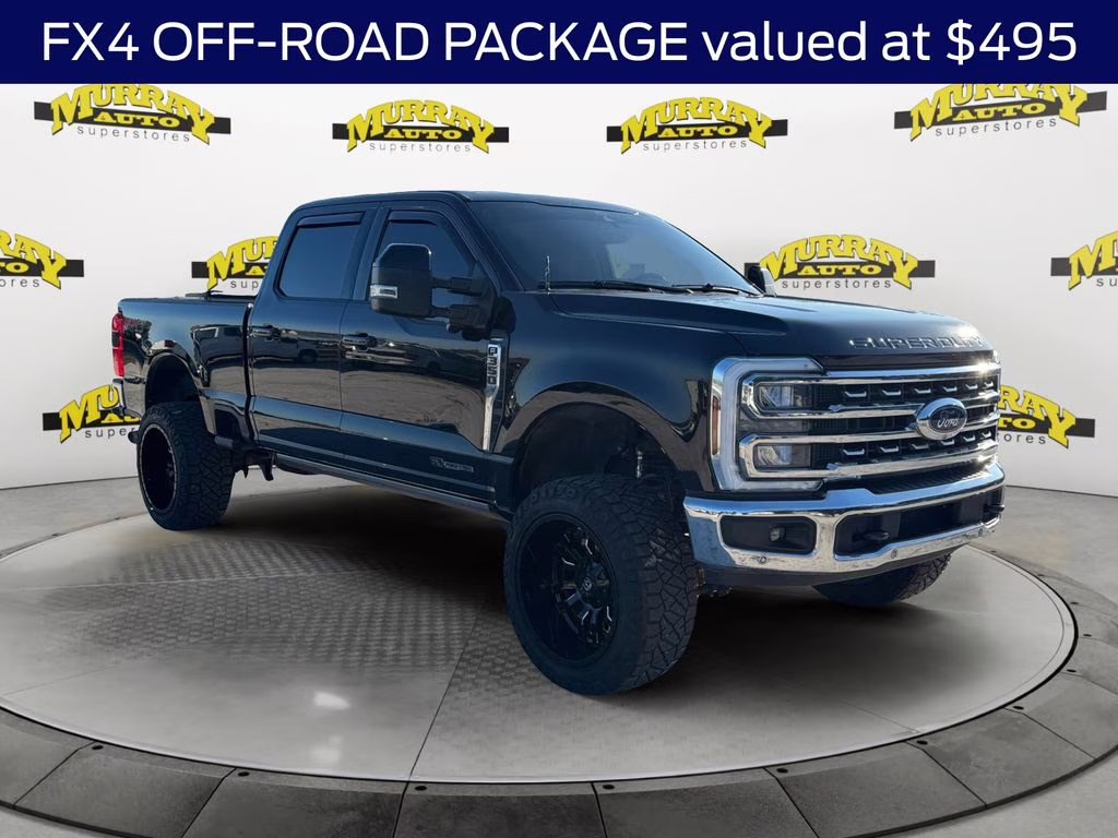 2024 Black Metallic Ford Super Duty F-350 SRW Lariat 4X4 Truck
