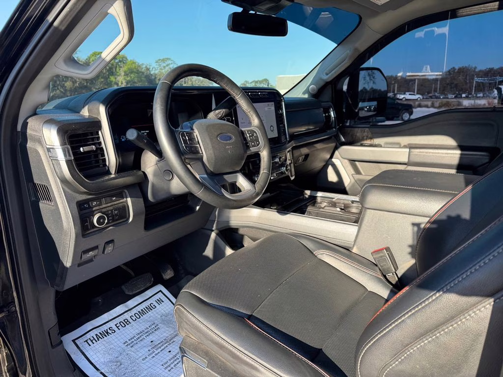 2024 Black Metallic Ford Super Duty F-350 SRW Lariat 4X4 Truck