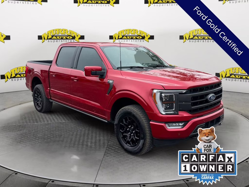 2023 Red Metallic Ford F-150 Lariat 4X4 Truck