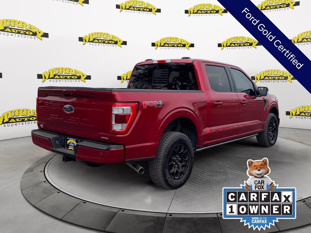 2023 Red Metallic Ford F-150 Lariat 4X4 Truck