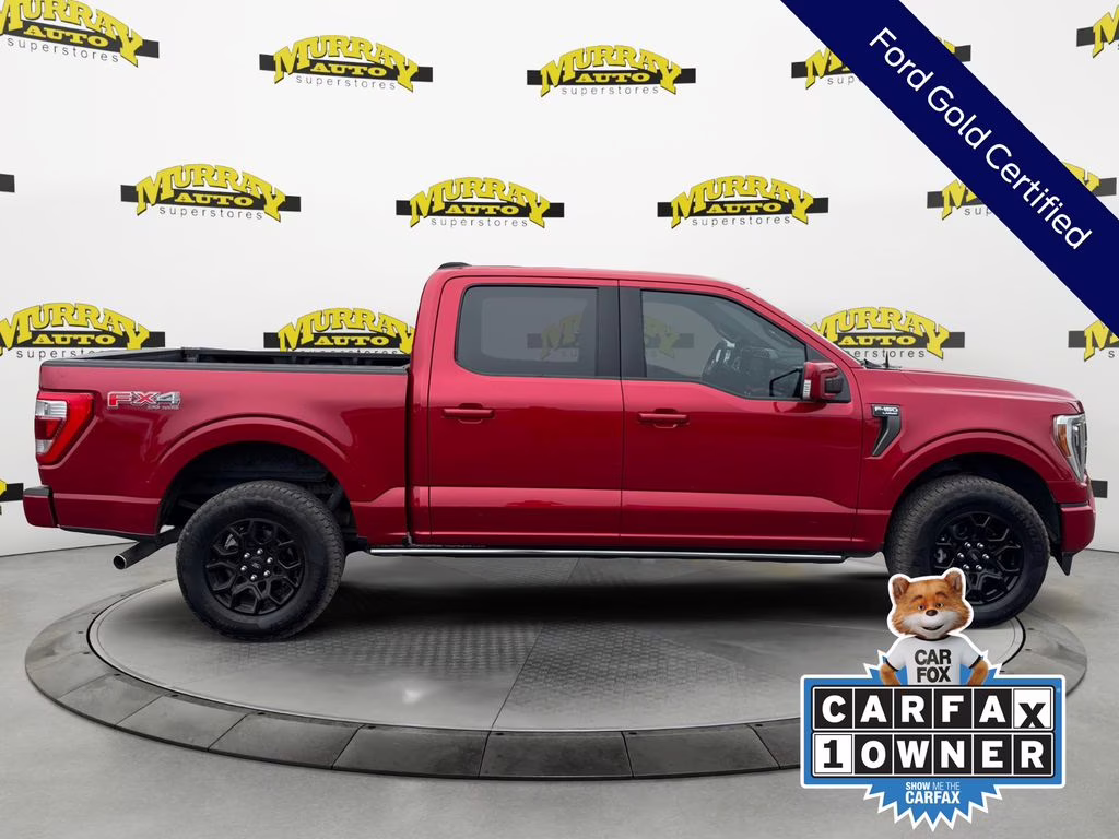 2023 Red Metallic Ford F-150 Lariat 4X4 Truck
