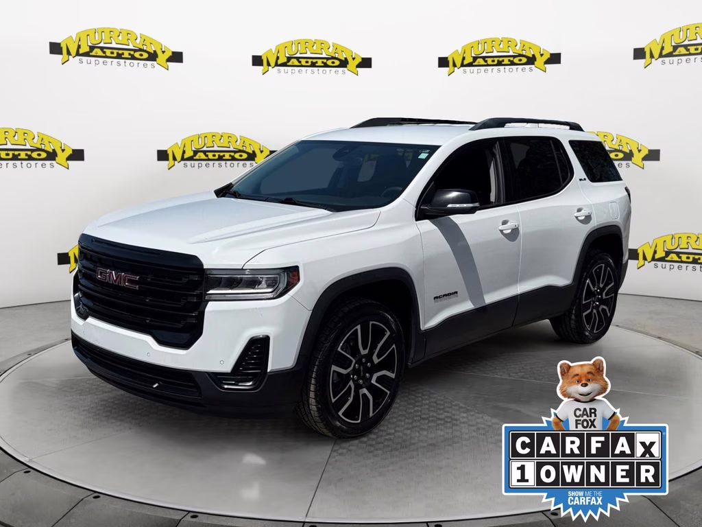 2021 Summit White GMC Acadia SLE FWD SUV