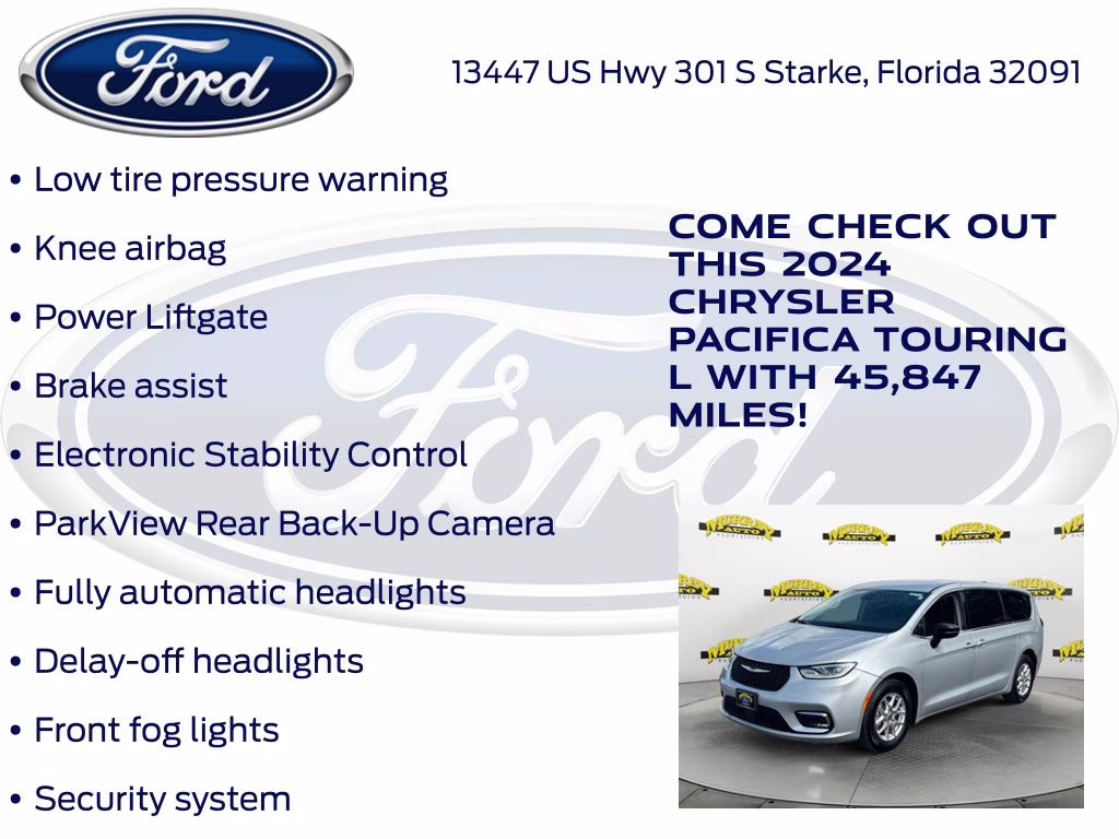 2024 Silver Mist Clearcoat Chrysler Pacifica Touring L FWD Van