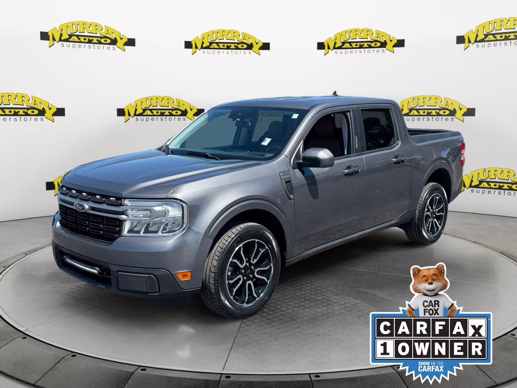 2022 Gray Metallic Ford Maverick Lariat FWD Truck