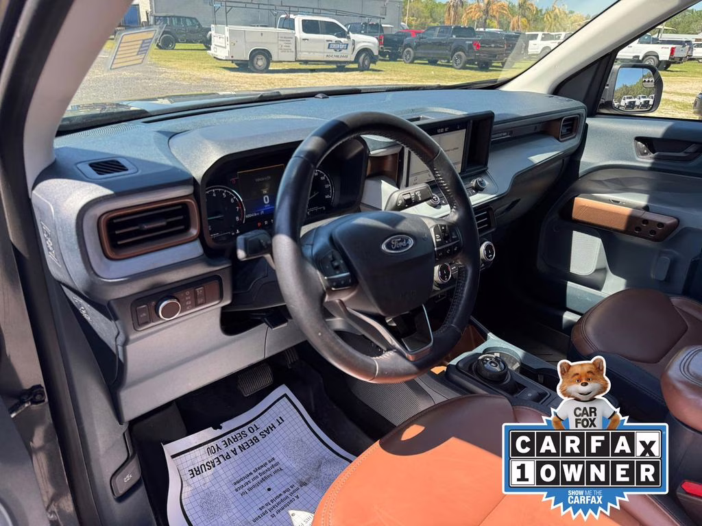 2022 Gray Metallic Ford Maverick Lariat FWD Truck