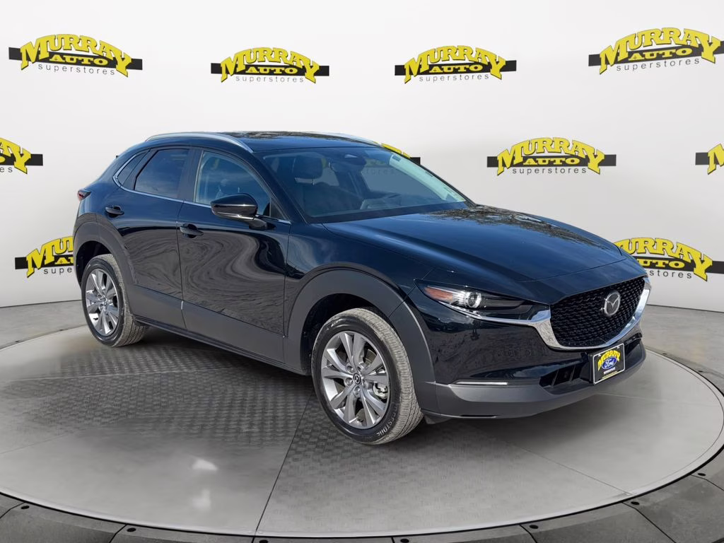 2025 Jet Black Mica Mazda CX-30 2.5 S Preferred Package AWD SUV