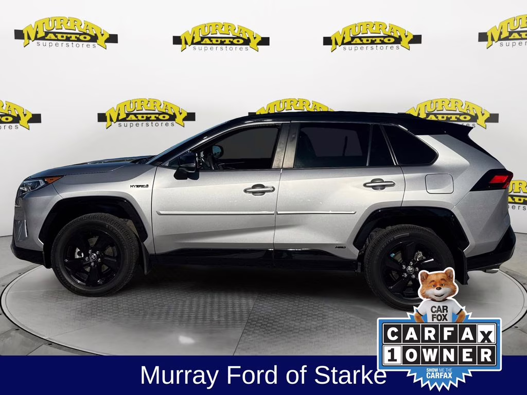 2021 Midnight Black Metallic Toyota RAV4 Hybrid XSE AWD SUV