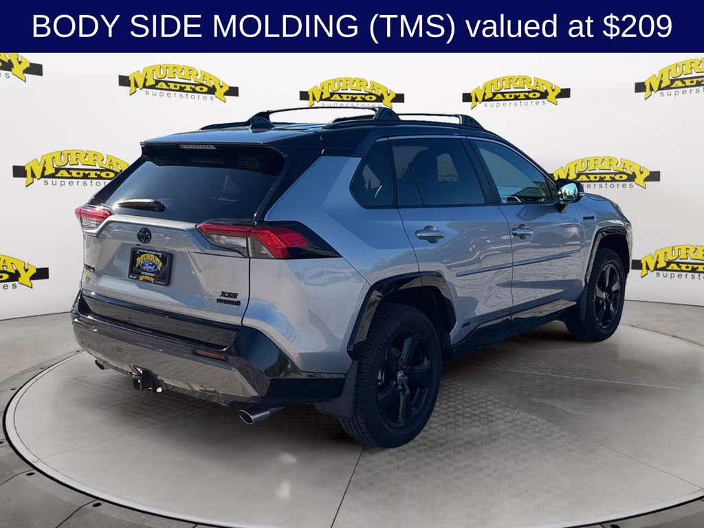 2021 Midnight Black Metallic Toyota RAV4 Hybrid XSE AWD SUV