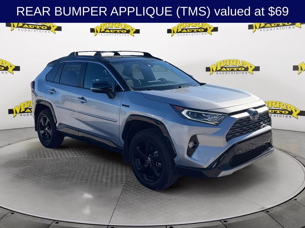 2021 Midnight Black Metallic Toyota RAV4 Hybrid XSE AWD SUV