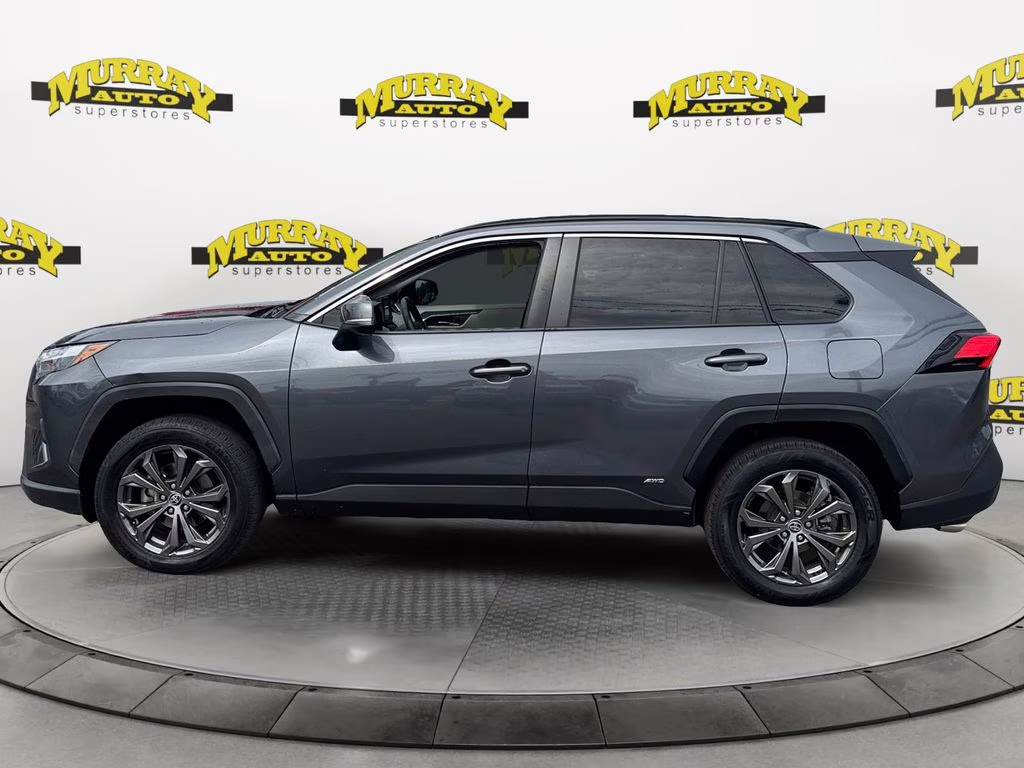 2022 Magnetic Gray Metallic Toyota RAV4 Hybrid XLE Premium AWD SUV