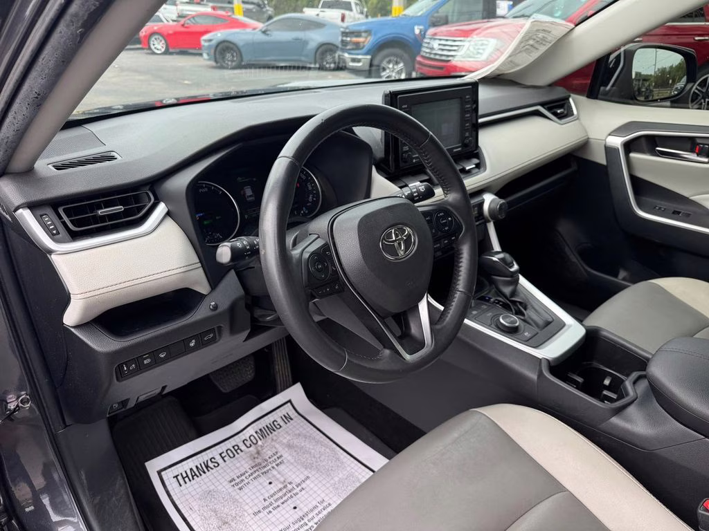 2022 Magnetic Gray Metallic Toyota RAV4 Hybrid XLE Premium AWD SUV