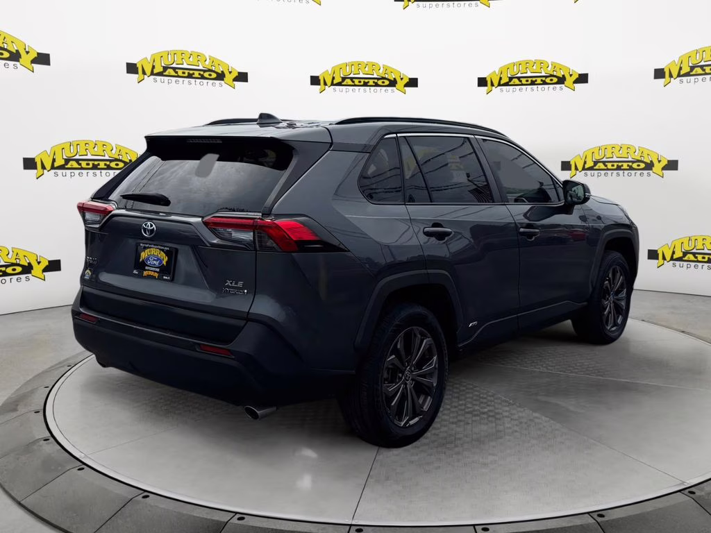 2022 Magnetic Gray Metallic Toyota RAV4 Hybrid XLE Premium AWD SUV