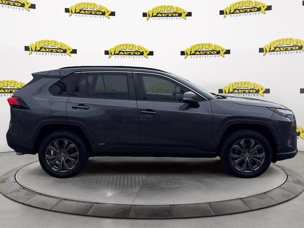 2022 Magnetic Gray Metallic Toyota RAV4 Hybrid XLE Premium AWD SUV