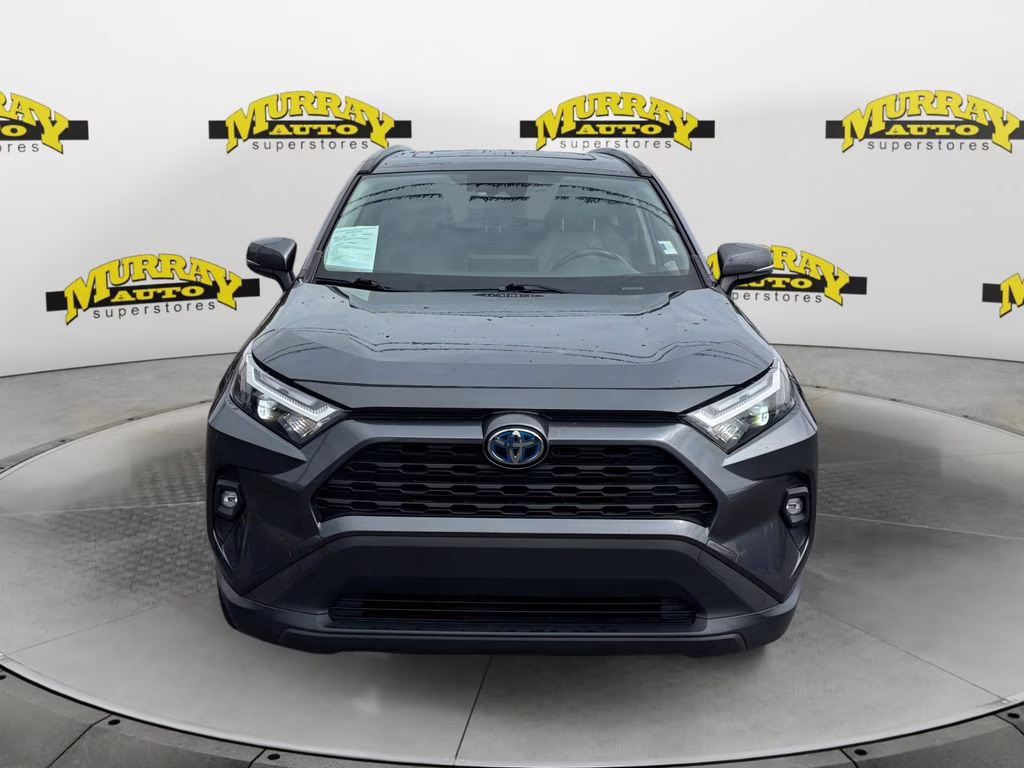 2022 Magnetic Gray Metallic Toyota RAV4 Hybrid XLE Premium AWD SUV