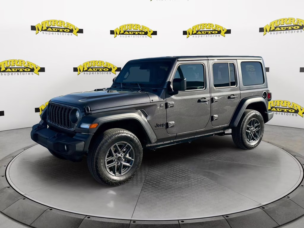 2025 Granite Crystal Metallic Clearcoat Jeep Wrangler Sport S 4X4 SUV