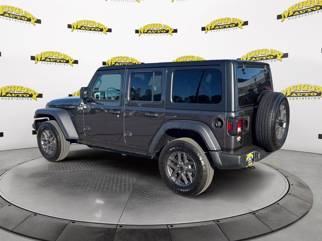 2025 Granite Crystal Metallic Clearcoat Jeep Wrangler Sport S 4X4 SUV