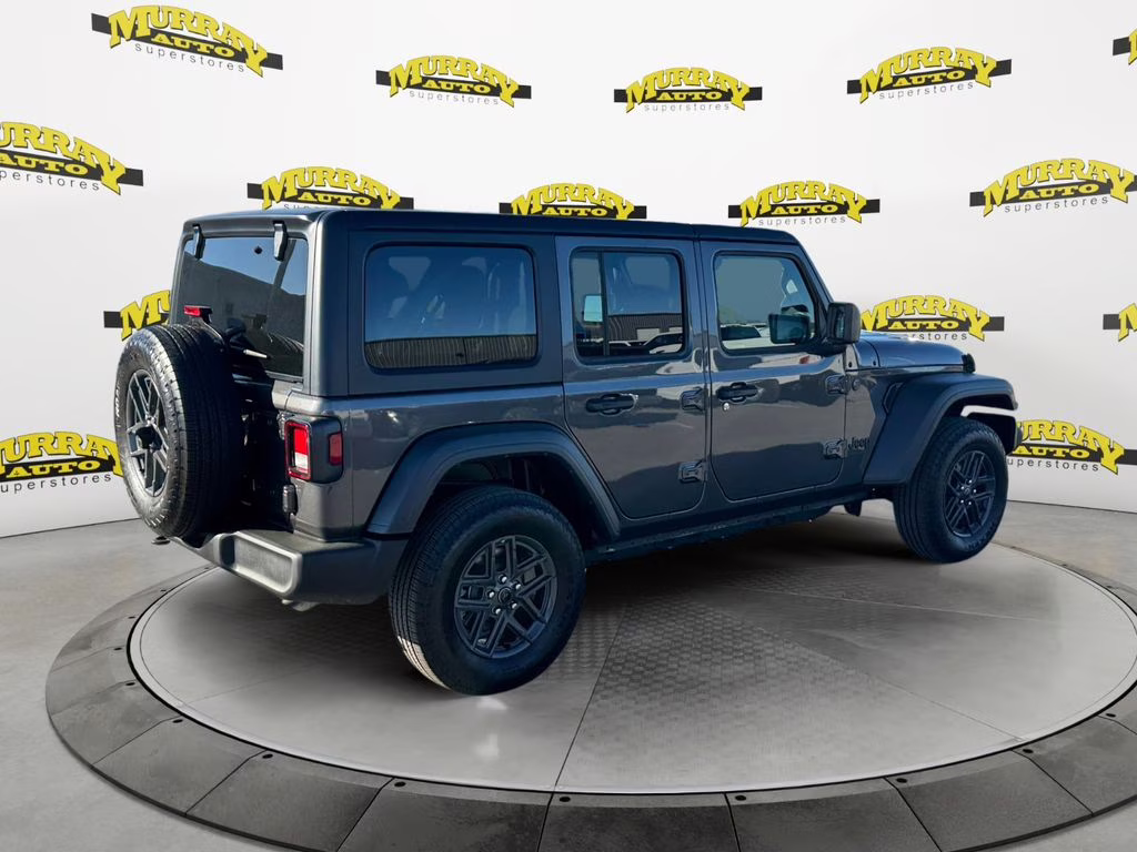 2025 Granite Crystal Metallic Clearcoat Jeep Wrangler Sport S 4X4 SUV