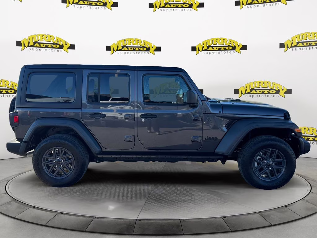 2025 Granite Crystal Metallic Clearcoat Jeep Wrangler Sport S 4X4 SUV