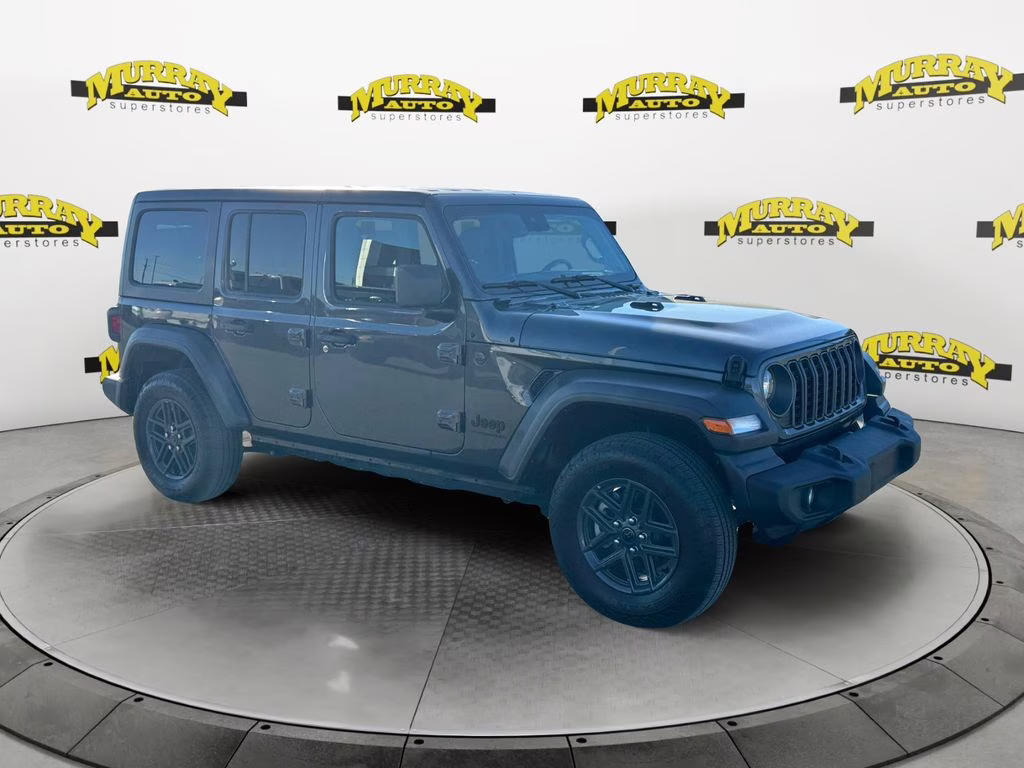 2025 Granite Crystal Metallic Clearcoat Jeep Wrangler Sport S 4X4 SUV