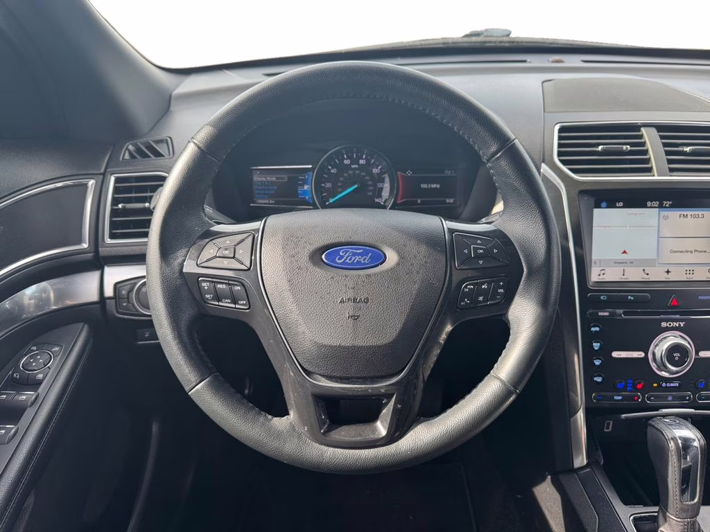 2017 Ruby Red Metallic Tinted Clearcoat Ford Explorer Limited FWD SUV
