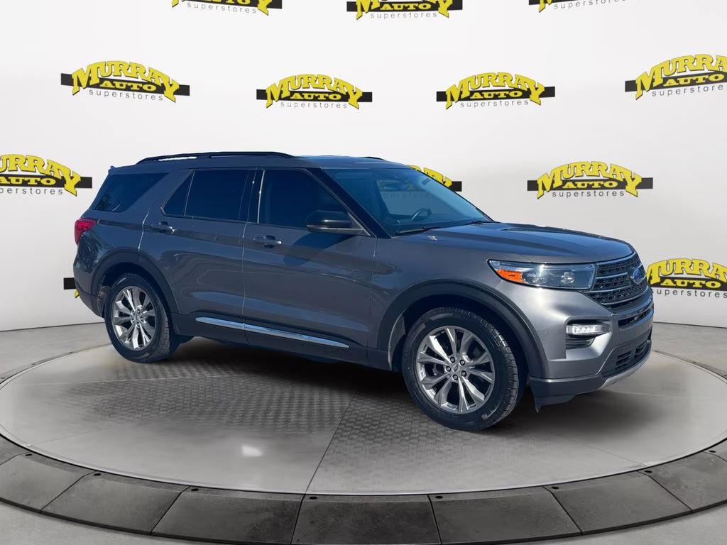 2022 Carbonized Gray Metallic Ford Explorer XLT RWD SUV