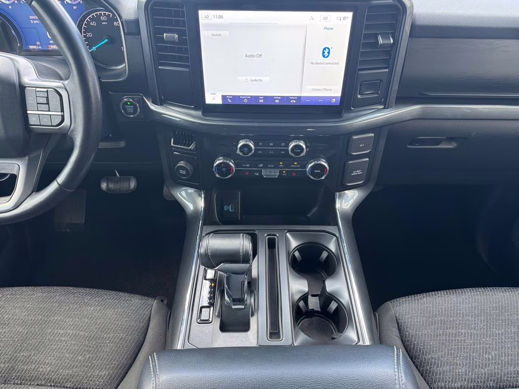 2022 Black Metallic Ford F-150 XLT RWD Truck