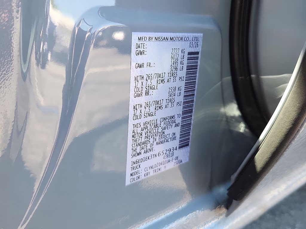 2026 Boulder Gray Pearl Nissan Frontier PRO-4X 4X4 Truck