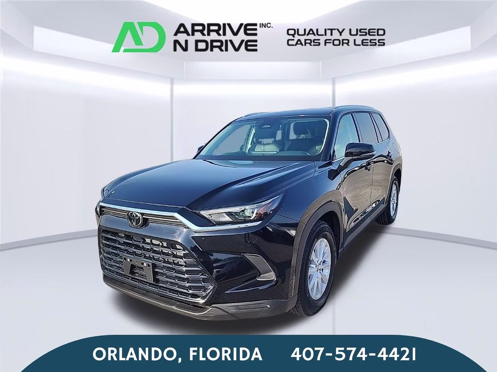 2025 Black Toyota Grand Highlander XLE AWD SUV