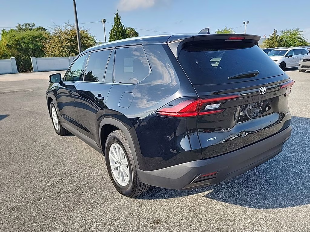 2025 Black Toyota Grand Highlander XLE AWD SUV
