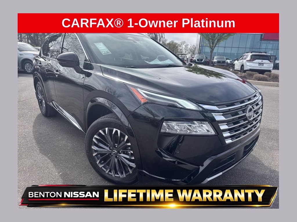 2025 Super Black Nissan Rogue Platinum FWD SUV