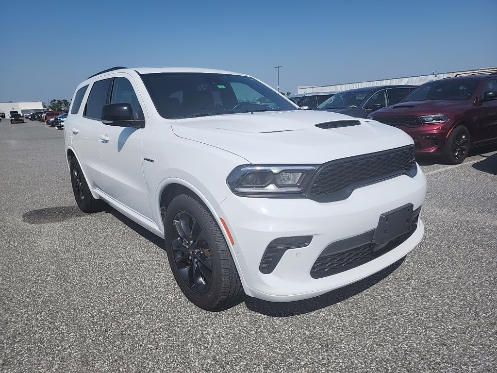2022 White Knuckle Clearcoat Dodge Durango R/T AWD SUV