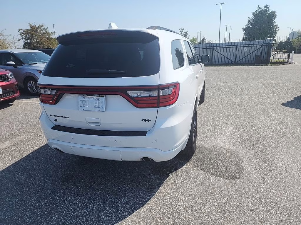 2022 White Knuckle Clearcoat Dodge Durango R/T AWD SUV