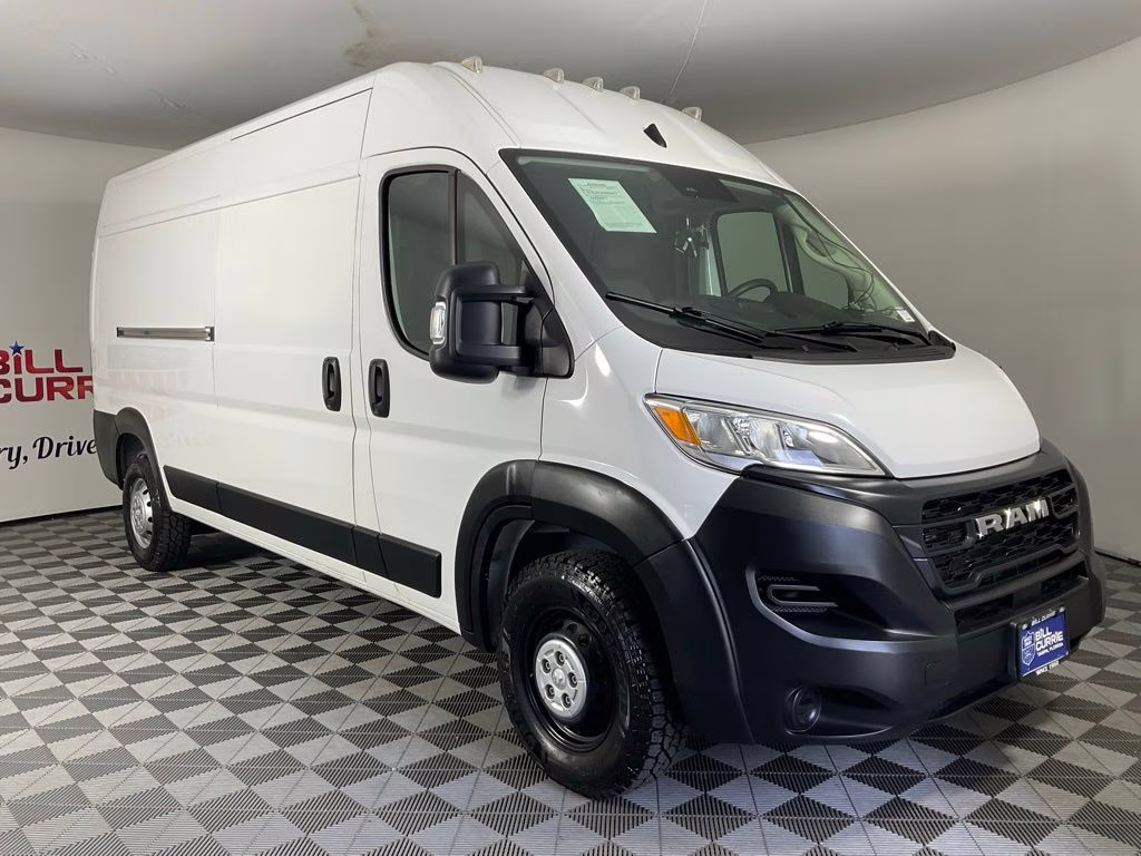 2023 Bright White Clearcoat Ram ProMaster 2500 High Roof FWD Van