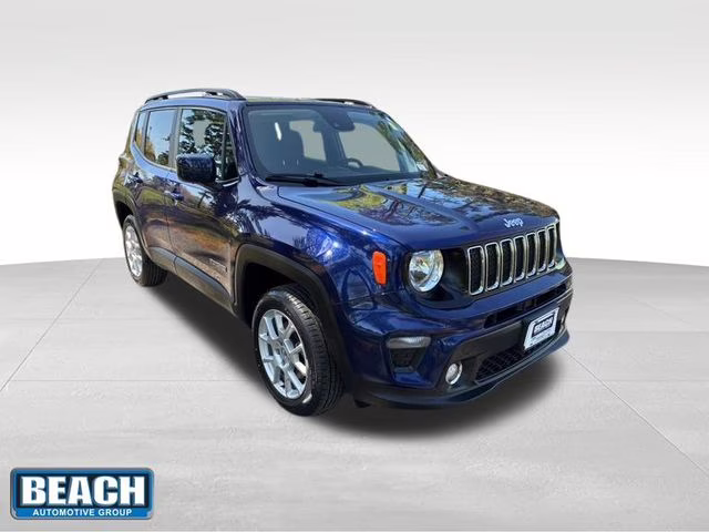 2021 Jetset Blue Clearcoat Jeep Renegade Latitude 4X4 SUV