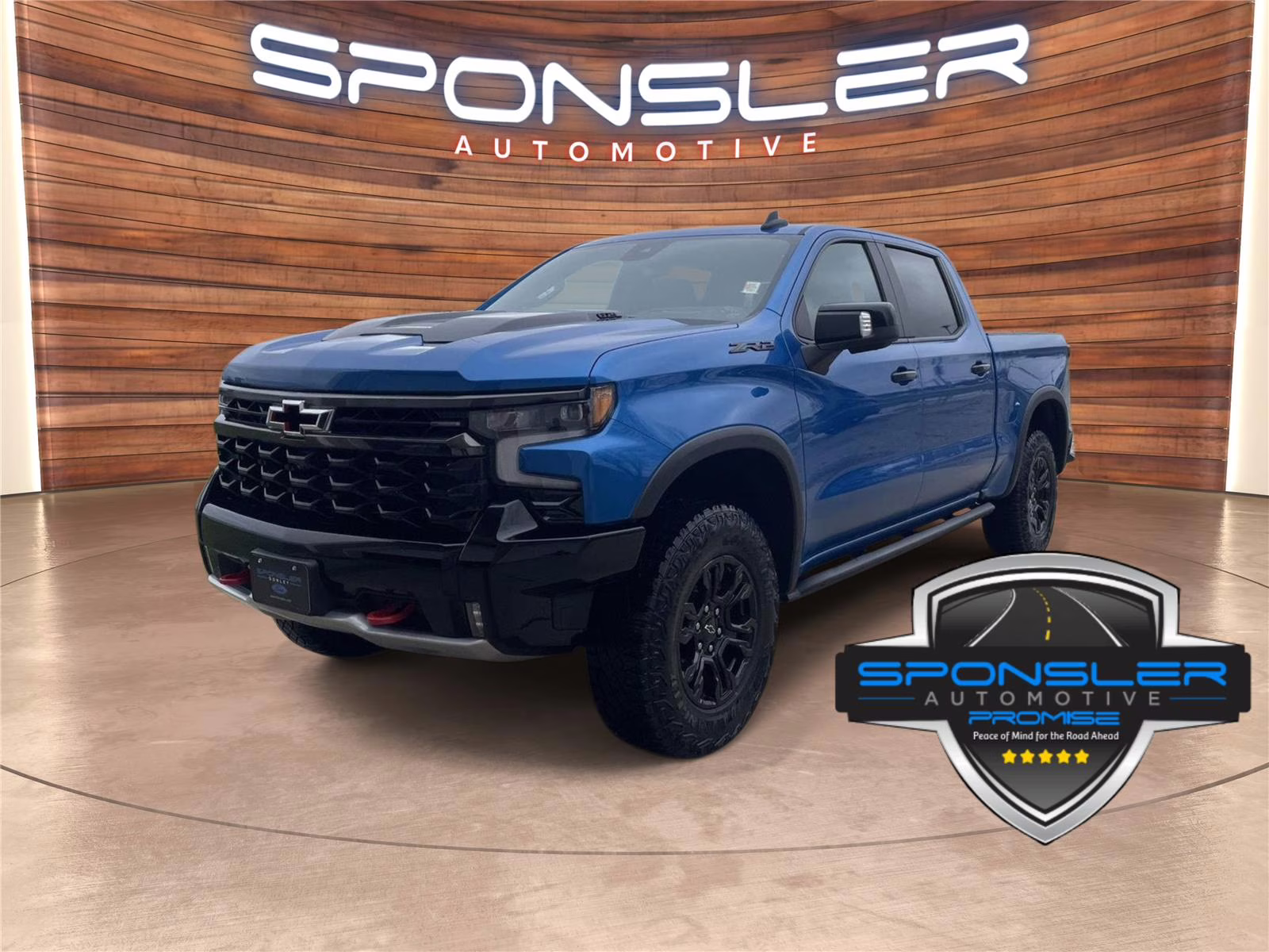2023 Glacier Blue Metallic Chevrolet Silverado 1500 ZR2 4X4 Truck