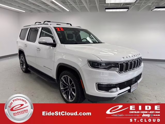 2022 Bright White Clearcoat Jeep Wagoneer Series II 4X4 SUV
