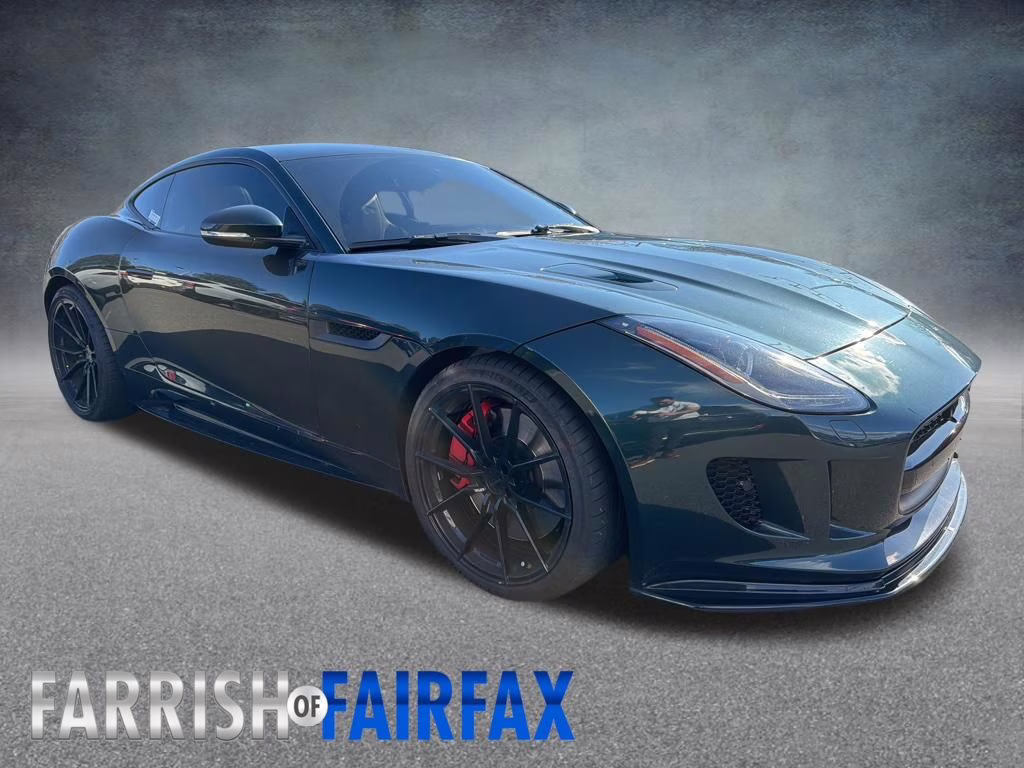 2016 British Racing Green Metallic Jaguar F-TYPE R AWD Coupe