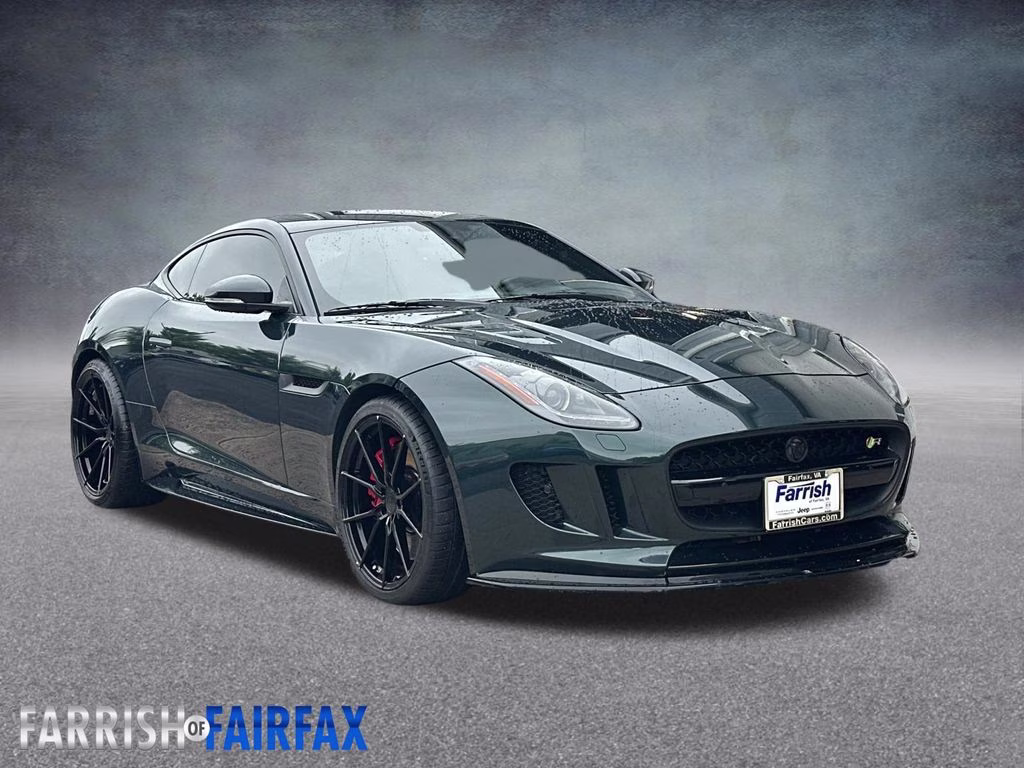 2016 British Racing Green Metallic Jaguar F-TYPE R AWD Coupe