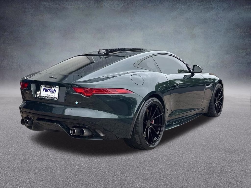 2016 British Racing Green Metallic Jaguar F-TYPE R AWD Coupe